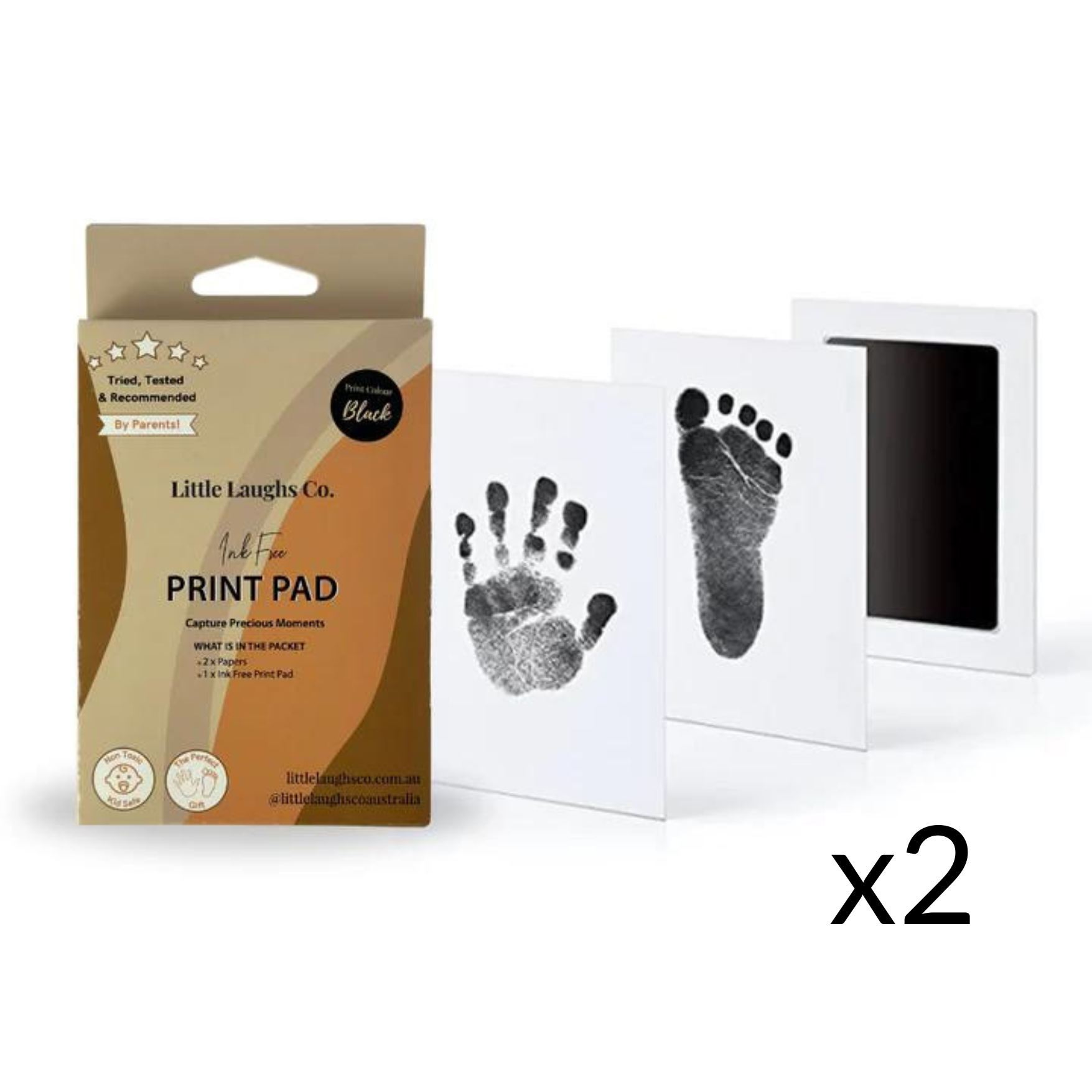 Ink-Free Baby Print Pads